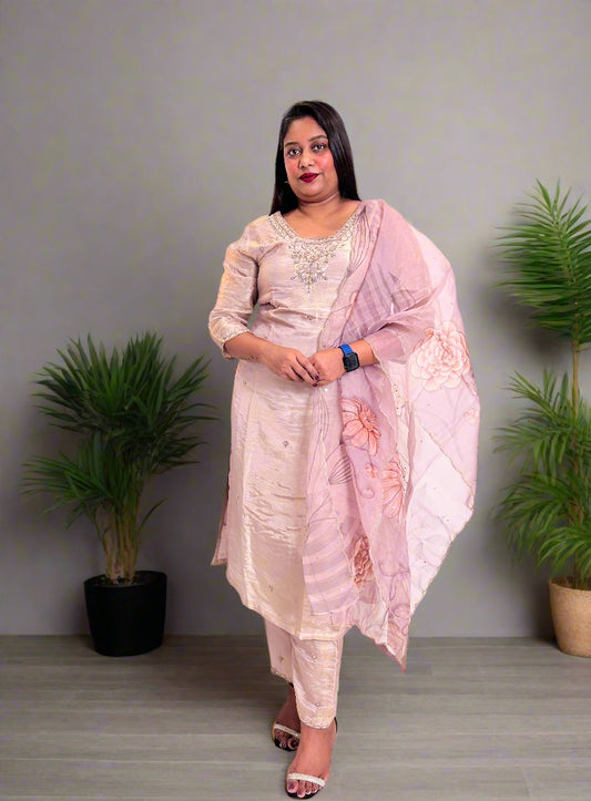 Pink Kurta set