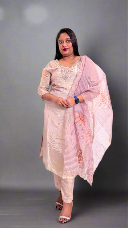 Pink Kurta set