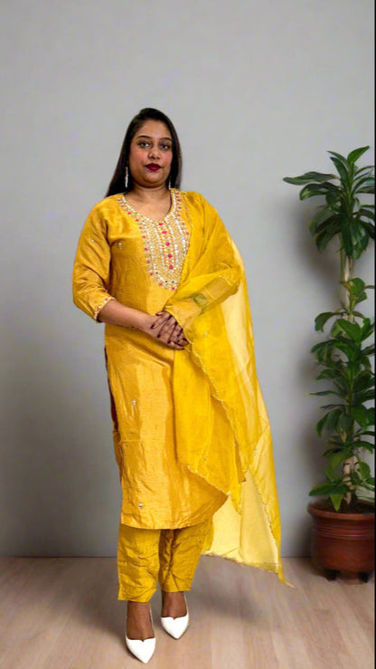 Yellow Kurta Set
