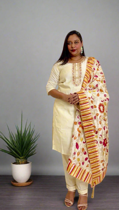 Ivory Kurta Set